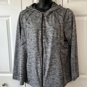 22/24 Zip up hoodie.  Gray Livi Lane Bryant